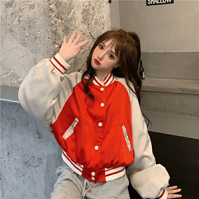 Áo Khoác Bomber Form Lỡ Chữ Lưng - CLITUS FASHION