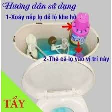 Chai thả bồn cầu, lọ thả bồn cầu diệt sạch vi khuẩn