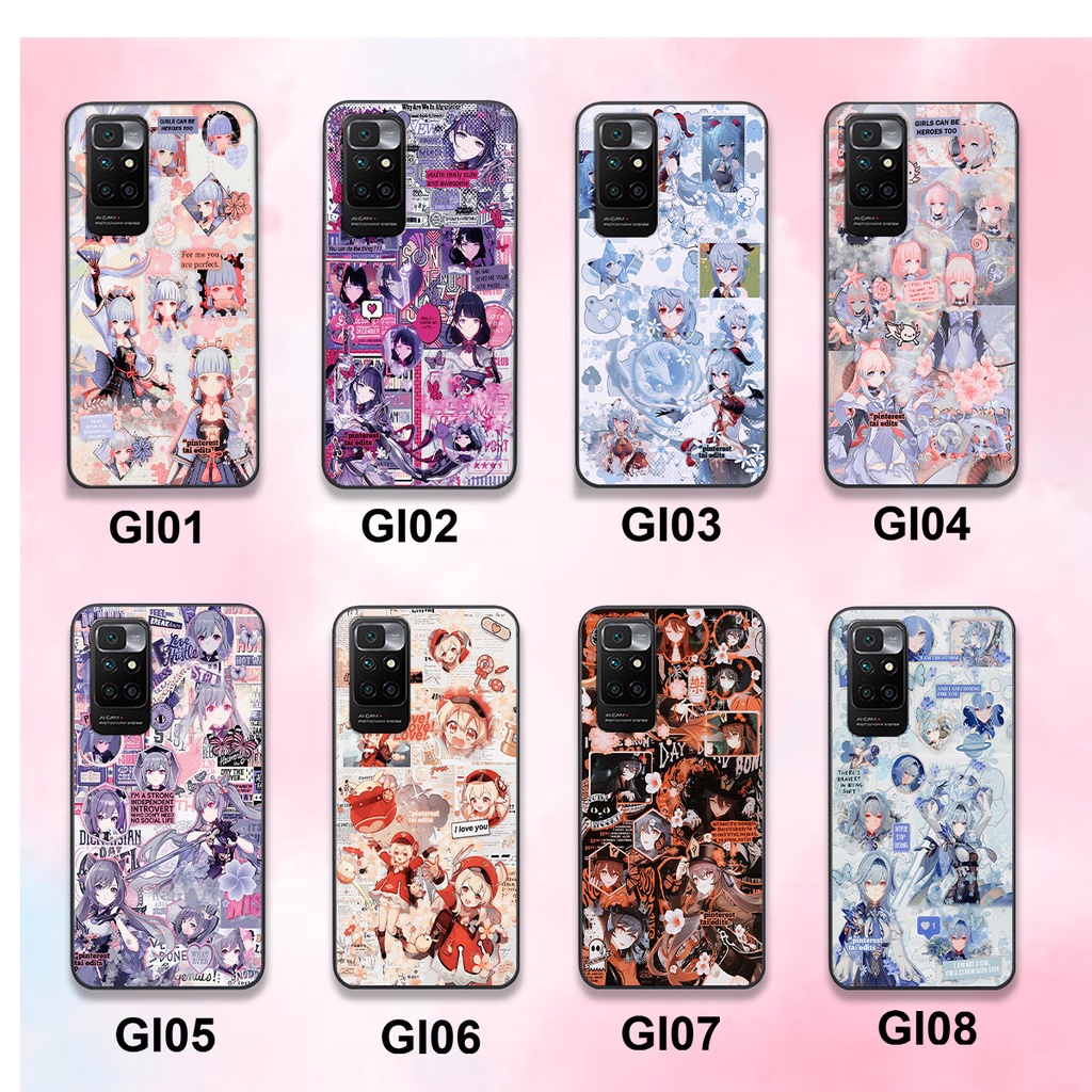 Ốp lưng Xiaomi REDMI 10 in hình Genshin Impact siêu dễ thương, cá tính