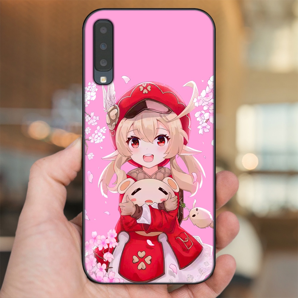 Ốp lưng Samsung A7 2018 viền đen in hình Klee Genshin Impact
