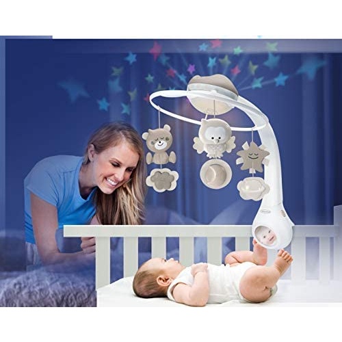 Máy Chiếu Ngủ Âm Nhạc Cho Bé - Infantino 3 In 1 Projector Musical Mobile