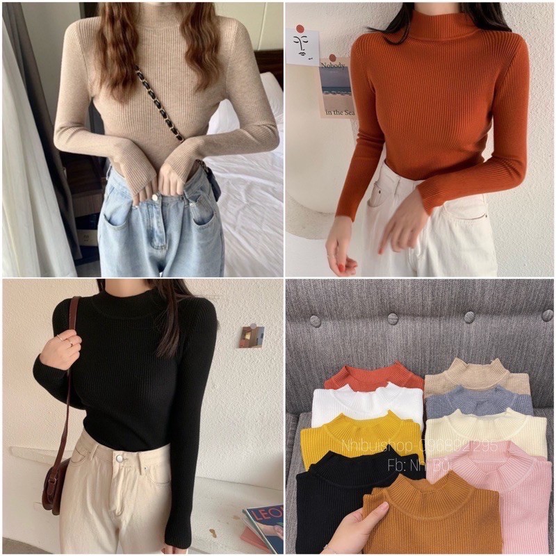 Áo Len Gân Nhiều Màu Siêu Rẻ(loại đẹp)