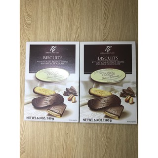 Bánh quy tago phủ socola sữa xuất xứ Ba Lan hộp 180gr [ Xả Hàng]