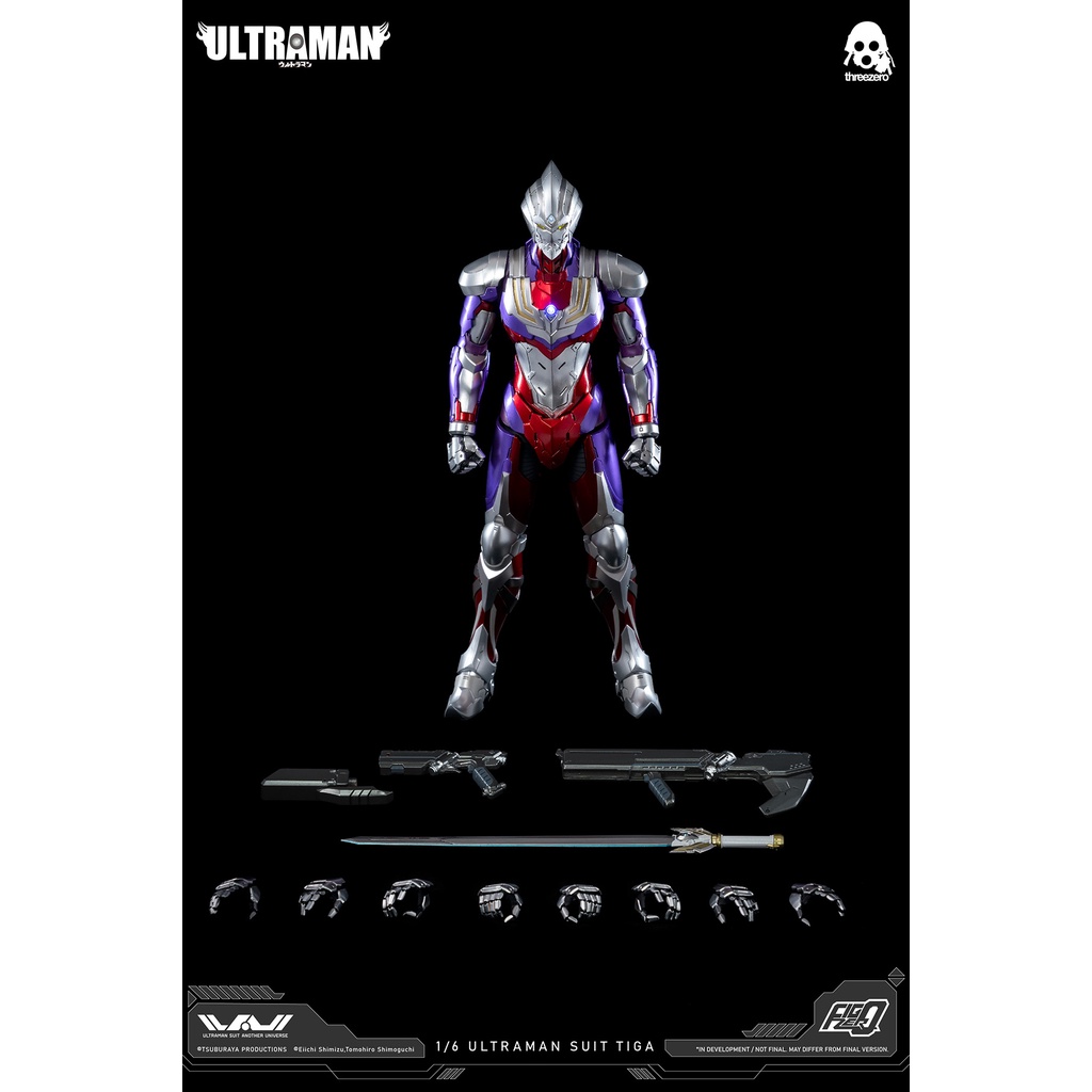 Mô Hình THREEZERO ULTRAMAN SUIT TIGA Action Figure Đồ Chơi Sưu Tập Cao Cấp