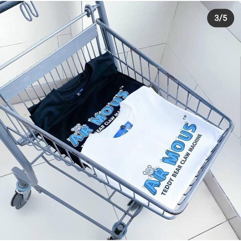 [Mã SKAMA06 giảm 8% tối đa 50K đơn 250K] [Rẻ Vô Địch] Áo cotton tay lỡ Unisex -- Máy Cắp Gấu Bông AR MOUS | BigBuy360 - bigbuy360.vn