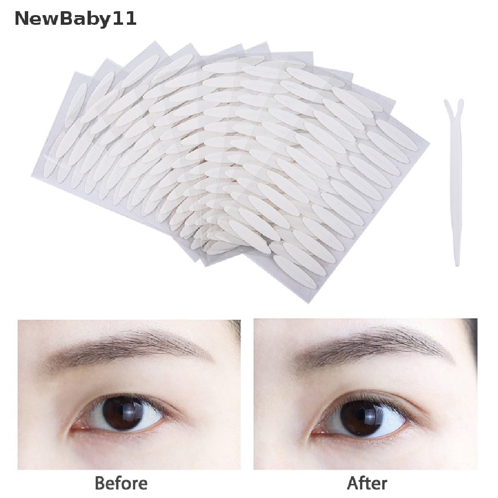 Bộ 10 Tờ 240 / 480 Miếng Dán Kích Mí Tự Dính Vô Hình