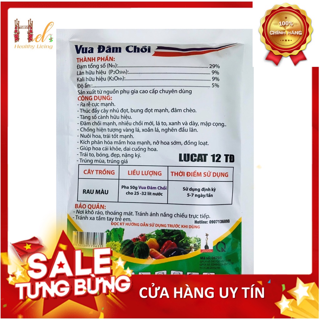 Phân Bón Vua Đâm Chồi Giúp Ra Đọt Đều, Xanh Lá, Vọt Đọt Thần Tốc, Phân Bón Hoa Mai, Hoa Hồng, Cây Cảnh