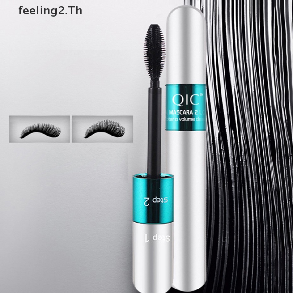 Mascara qic 2 Trong 1 Hiệu Ứng 4D Kháng Nước Lâu Trôi