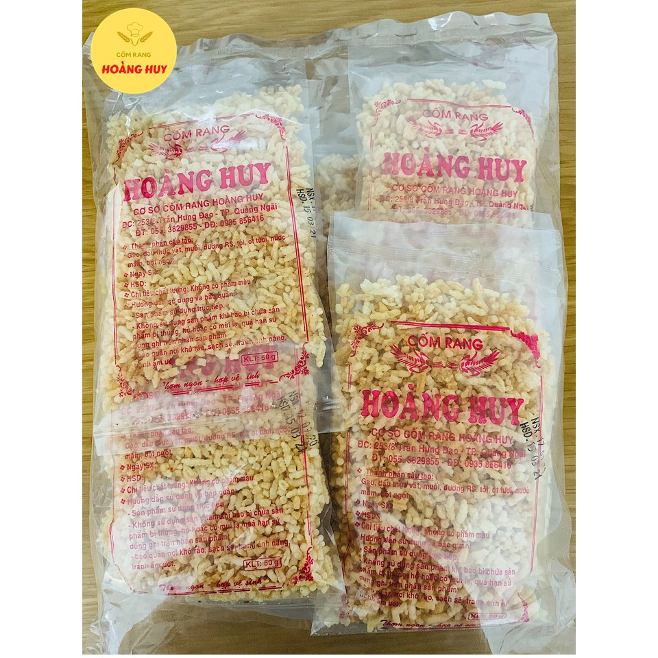 Cốm rang Hoàng Huy - 500g (10 túi 50g)