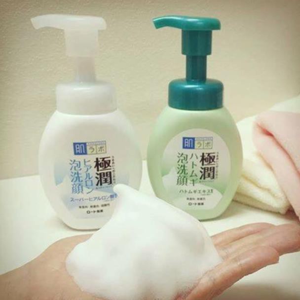 Hàng Nhật- Sữa rửa mặt tạo bọt Hada Labo Gokujyun Foaming Cleanser 160ml