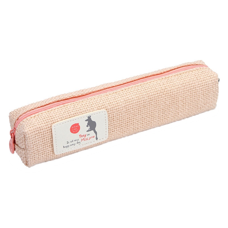 Mới Hộp Đựng Bút Bằng Vải Cotton Phong Cách Hàn Quốc Sáng Tạo Ốp
