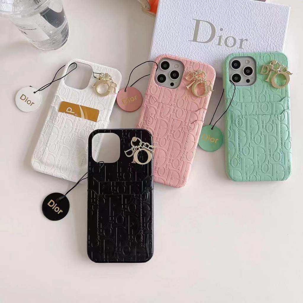 Ốp Điện Thoại Da Màu Hồng In Logo 13ProMax Cho iPhone 13pro 12promax 11Pro Max Mini iX XR XsMax 7 8 Plus 12