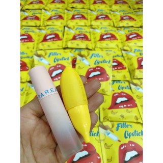 𝗖𝗼́ 𝗦𝗔̆̃𝗡 Son Filler Collagen Chuối Khử Thâm Parea cùng son màu Chu Lipstick, giúp môi căng mọng hồng hào