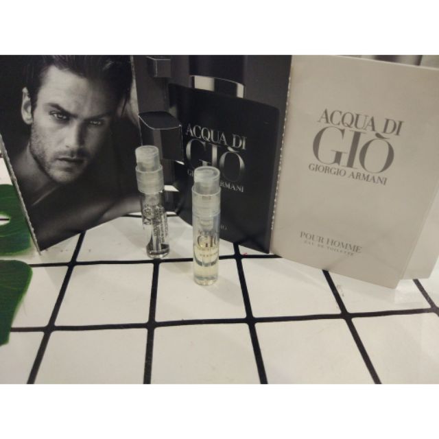 Nước hoa Giorgio Armani Acqua Di Gio Pour Homme￼￼￼￼￼￼￼123 Vial mẫu thử (bill Mỹ) | BigBuy360 - bigbuy360.vn