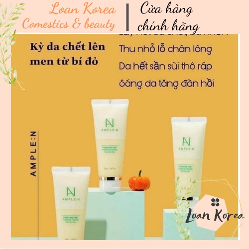 Tẩy Da Chết Mặt BHA Dưỡng Da Trắng Sáng Bí Đỏ AMPLE:N Purifying Shot