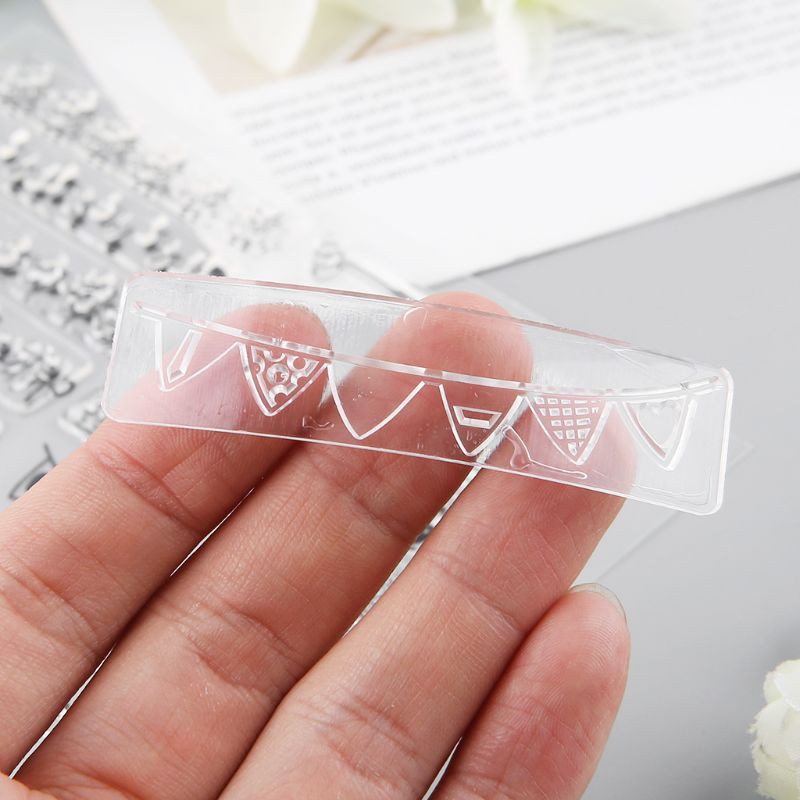 Con Dấu Silicon Trong Suốt Hình Nốt Nhạc Xinh Xắn Dùng Để Trang Trí Thiệp