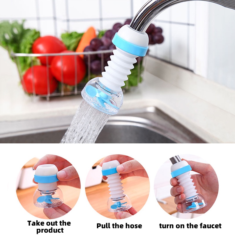 Đầu Lọc Vòi Nước Xoay 360 Độ Tiết Kiệm Nước Tùy Chỉnh Tiện Dụng Cho Nhà Bếp