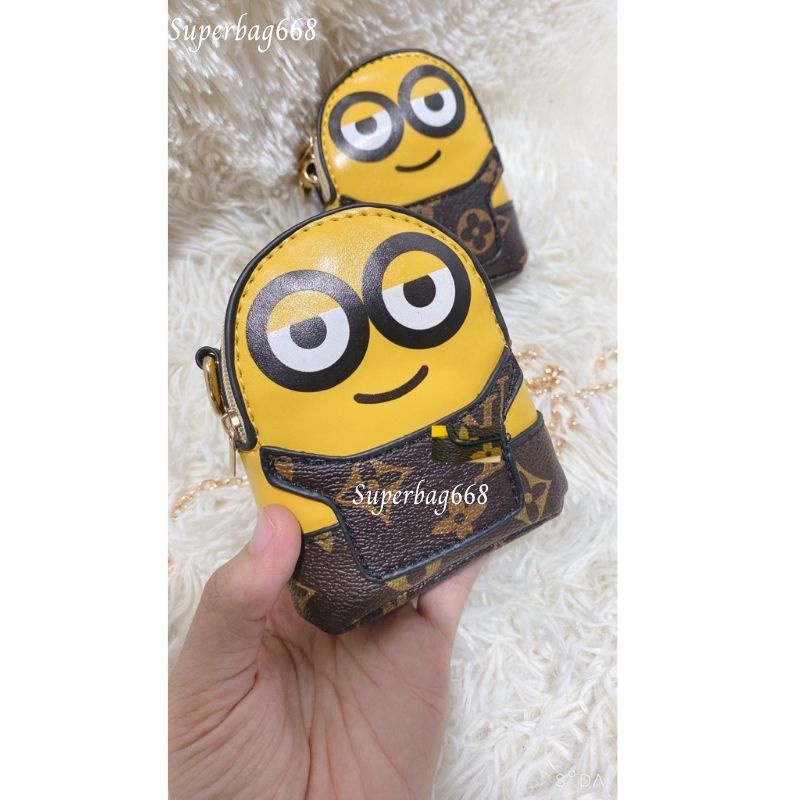 Túi đeo chéo mini, ví mini đựng tiền hình Minion cute ngộ nghĩnh dễ thương SPB45