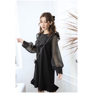 Đầm suông freesize dài tay