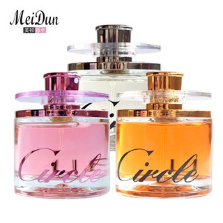 Nước hoa Circle 60ml Nước hoa nữ eau de Circle Vàng trắng và Hồng - Hương Cỏ Thơm nhẹ lưu luyến và quyến rũ