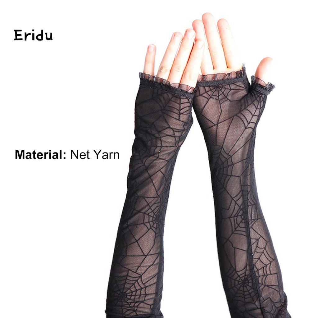 Găng Tay Hở Ngón Hóa Trang Halloween Cho Nữ