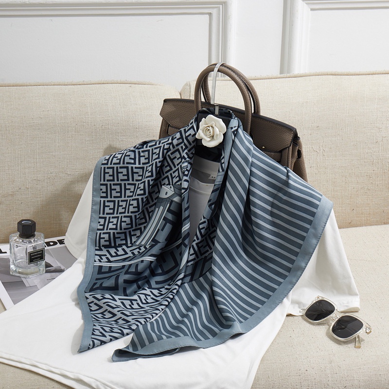 Khăn Choàng Chống Nắng Thời Trang Kiểu Vuông 90cm(35.4inch) Tudung WJ1007-114-01