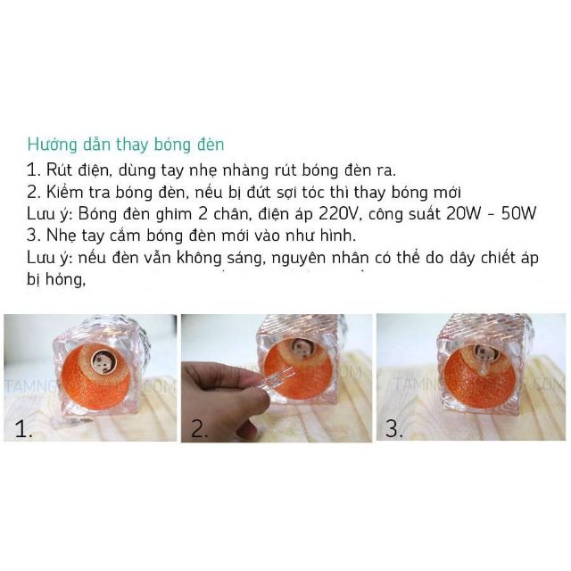 Bóng đèn xông  tinh dầu halogen 220V