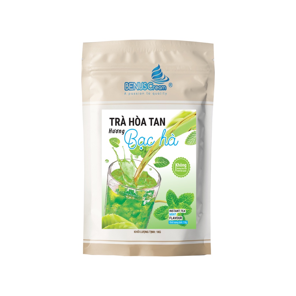 Bột trà Trái cây hòa tan Benuscream .