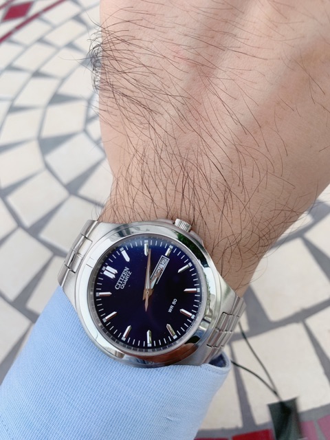 Đồng hồ nam Citizen BF0590-53L - máy Quartz - kính khoáng cứng - dây kim loại silver - size 41mm chính hãng | BigBuy360 - bigbuy360.vn