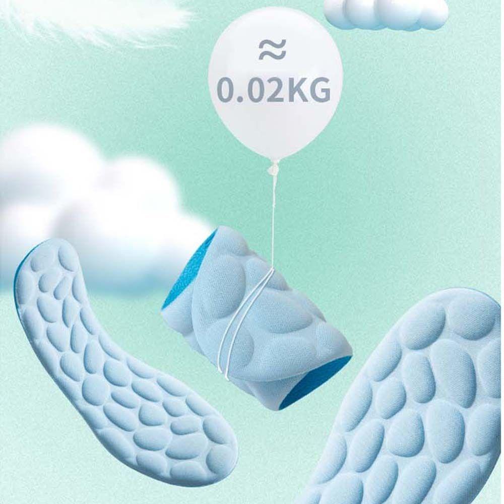 SHOUKEY Miếng Lót Giày Thể Thao Bằng Cao Su Non Thoáng Khí