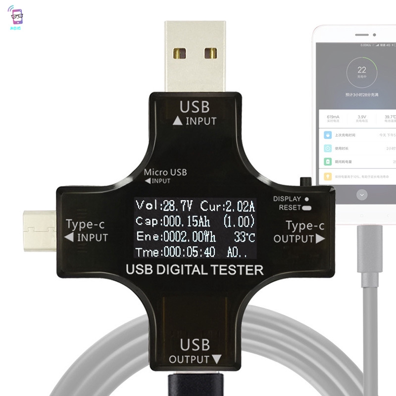 Thiết Bị Đo Dòng Điện Sạc Usb Loại C Pd