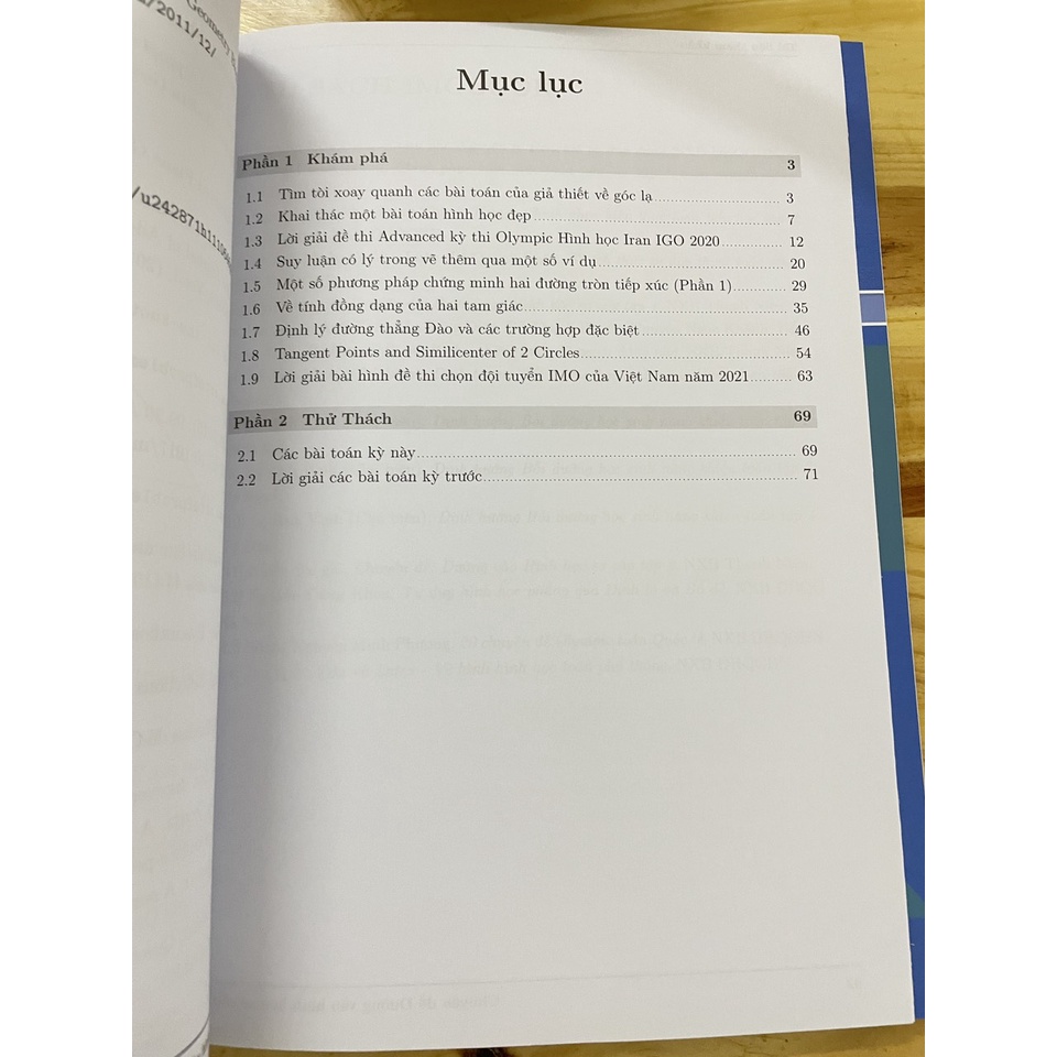 Sách (Combo, Lẻ tùy chọn) Chuyên Đề Đường Vào Hình Học Sơ Cấp tập 1 - tập 2 - tập 3