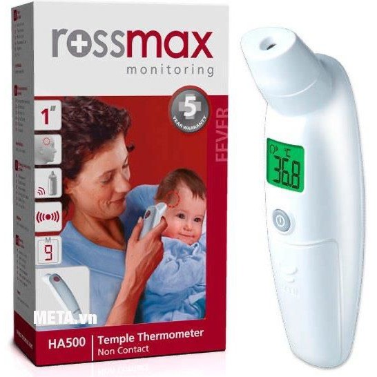 Nhiệt kế điện tử đo trán Rossmax HA-500 USA