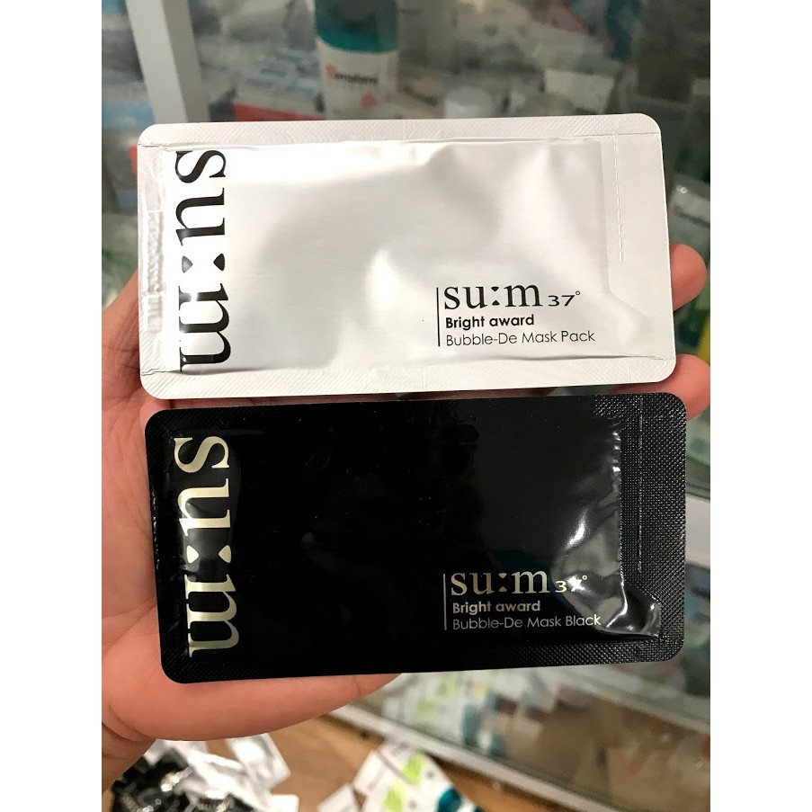 Mặt nạ thải độc trắng da SUM 37