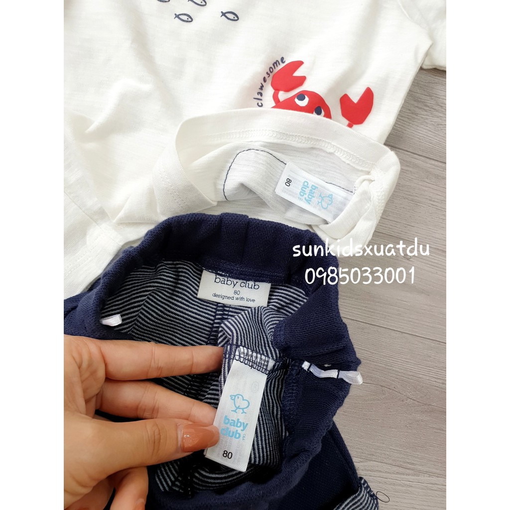 Sét 3 chi tiết kèm yếm cua đỏ
