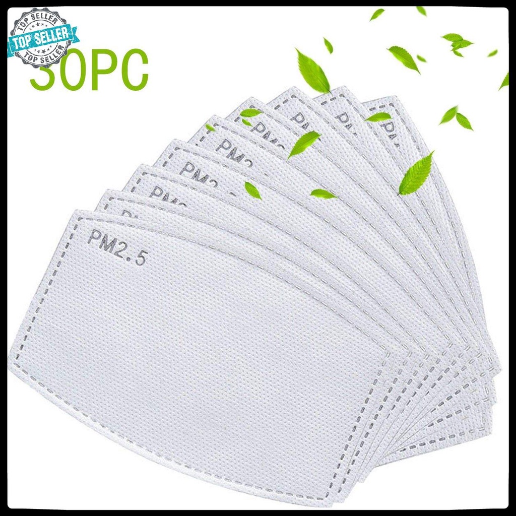 [hàng mới về] PM2.5 Filter Anti-smog Mask Gasket Dustproof Activated Carbon Filter Element
