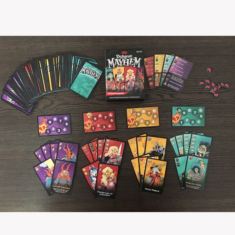 Bộ thẻ bài chơi game DnD Dungeon Mayhem