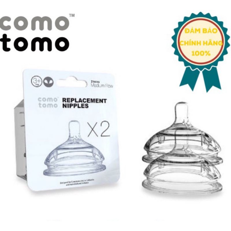 Núm ti thây thế bình comotomo Hàn Quốc, Hàng chính hãng, đủ size, có bán tách lẻ 1 núm