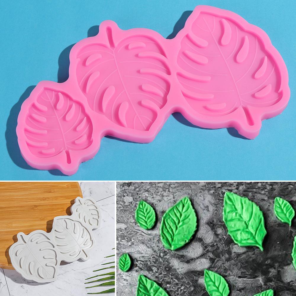 LONTIME Khuôn Silicone Hình Lá Nhiệt Đới