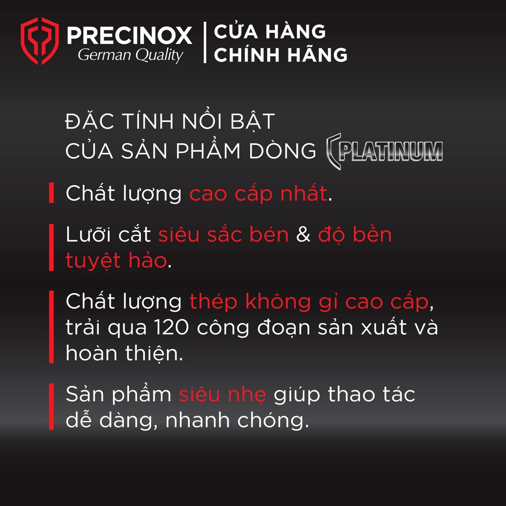 Kềm Cắt Da Cán Mờ Precinox Thương Hiệu Đức  G503