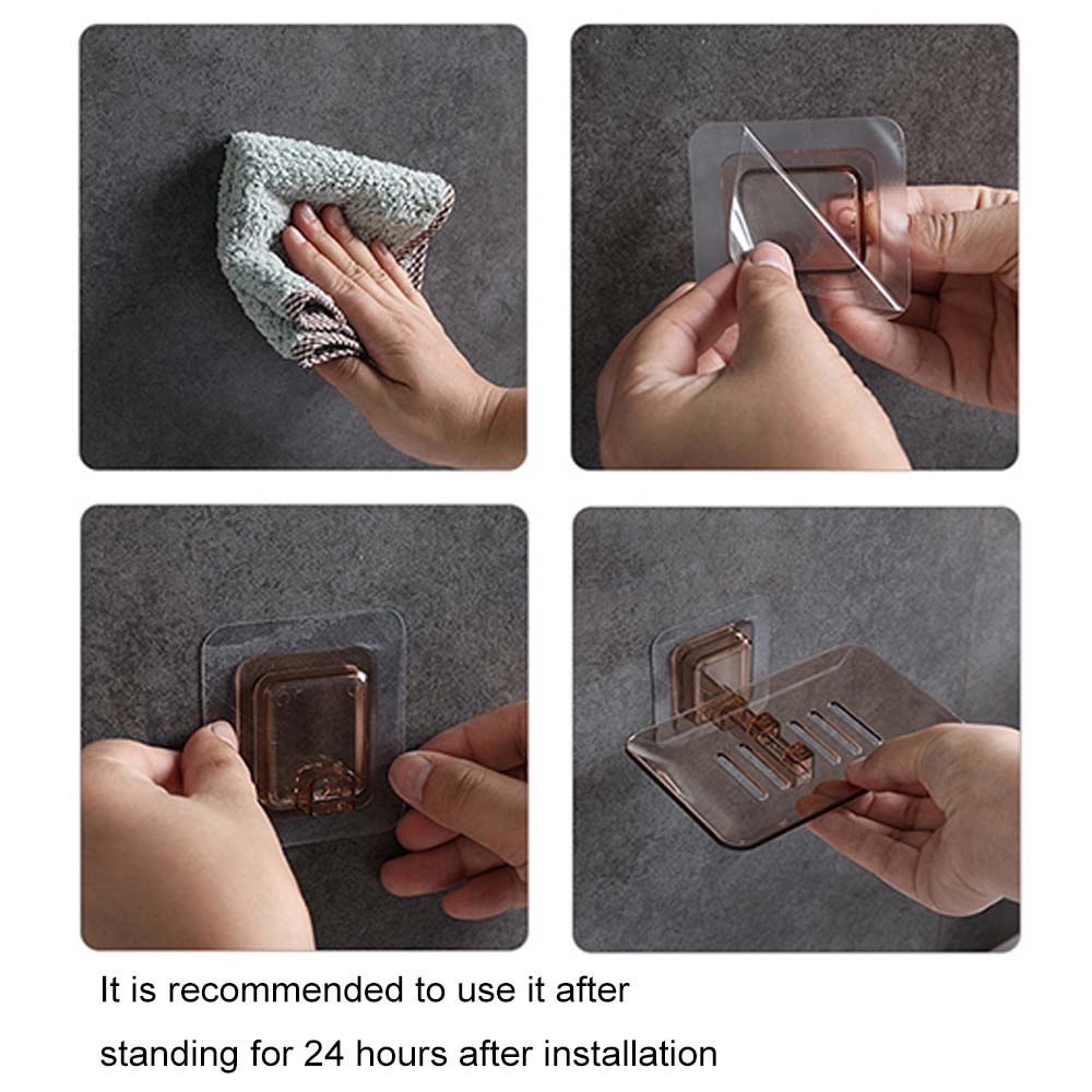 Giá Đỡ Xà Phòng Bằng acrylic Gắn Tường Kiểu Bắc Âu Đơn Giản