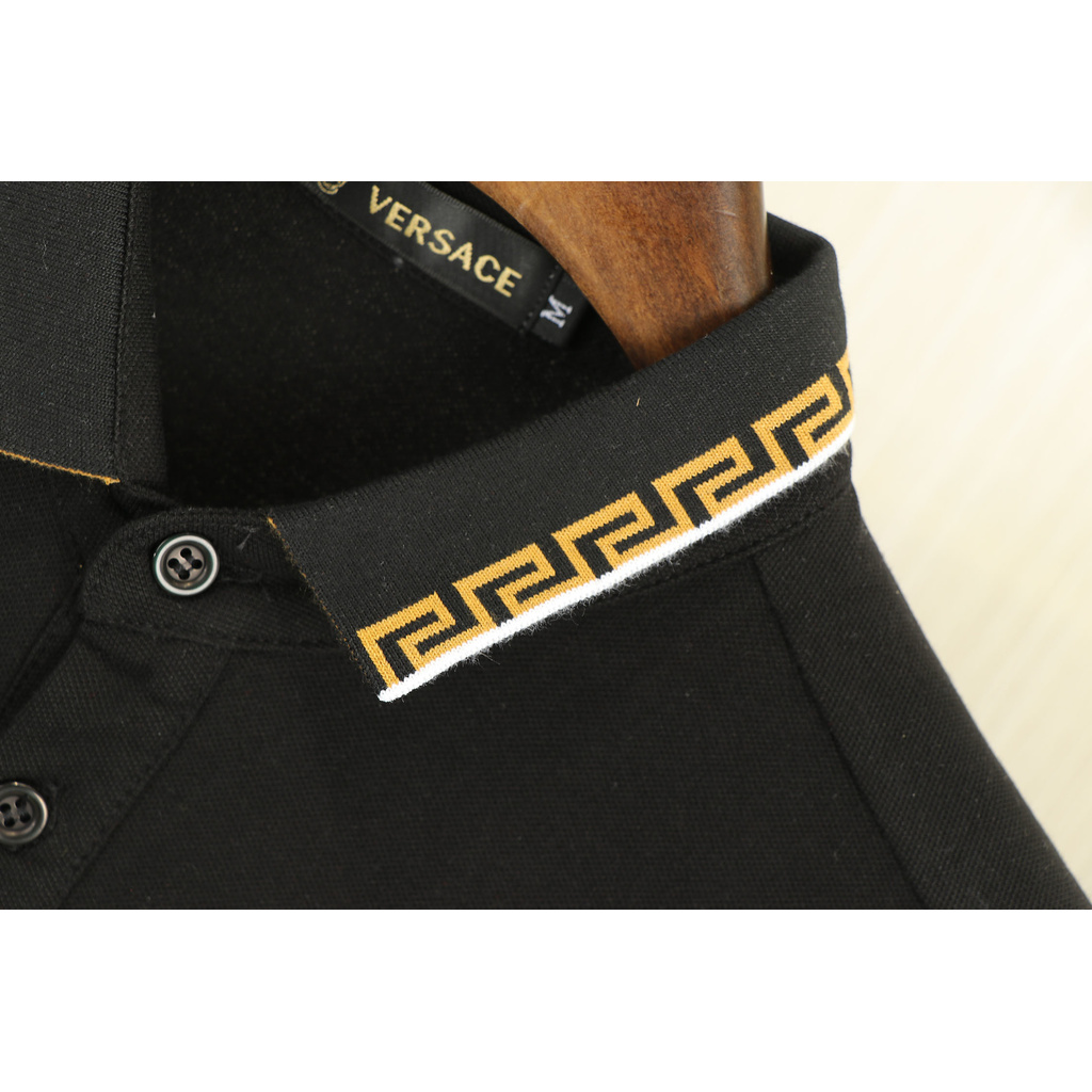 VERSACE Áo Thun Polo Ngắn Tay Phiên Bản 2021 Phiên Bản M-3Xl 003470