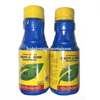 100ML - PHÂN BÓN LÁ VITAMIN B1 GROWMORE TĂNG ĐỀ KHÁNG SINH TRƯỞNG CÂY