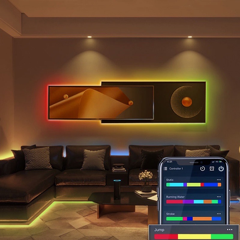 Bộ điều khiển dây đèn Led WS2811 WS2812B 1903 SK6812RGBW SM16703 qua App và remote