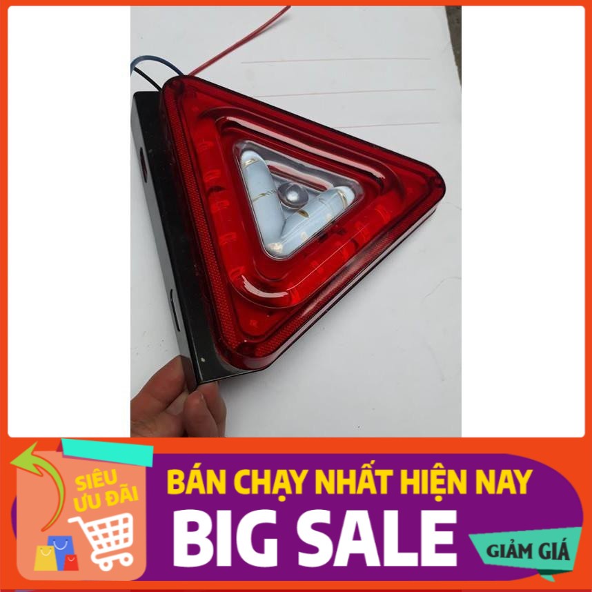 Đèn led trang trí tam giác đỏ : 12V_24V [ NEW.]