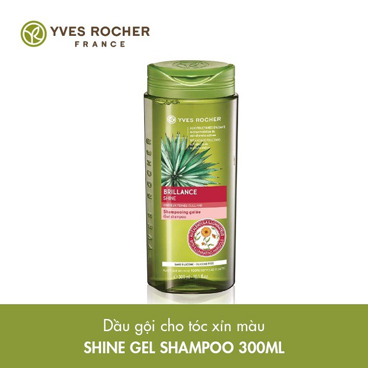 [HÀNG CHÍNH HÃNG] Dầu Gội Bóng Mượt Tóc Yves Rocher Shine Gel Shampoo 300ml