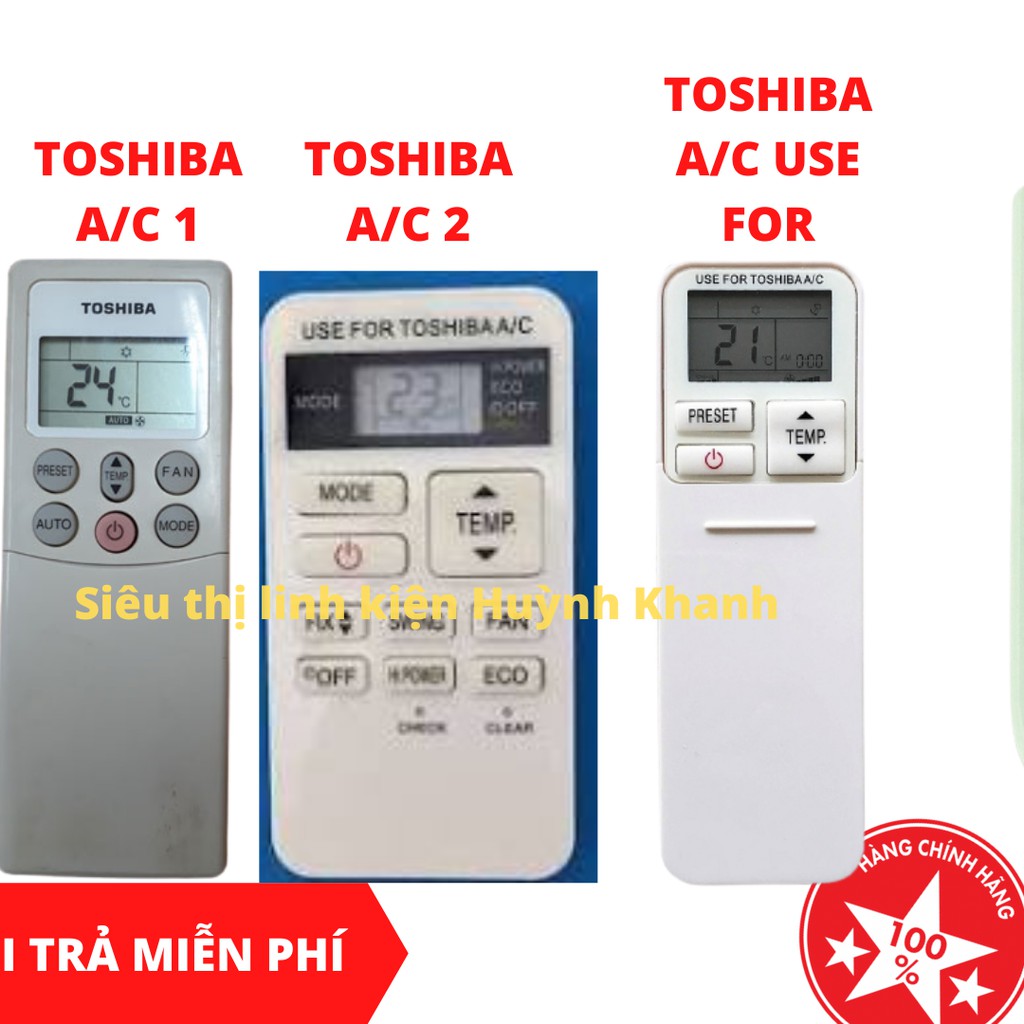 REMOTE ĐIỀU KHIỂN  ML TOSHIBA CÁC LOẠI CHÍNH HÃNG