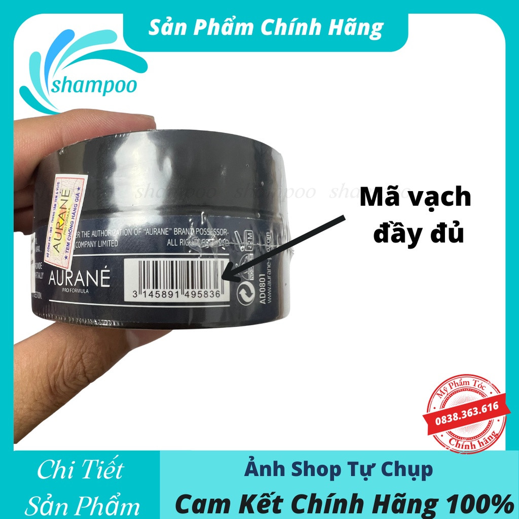Sáp vuốt tóc Aurane Cool Stylish Clay 80ml tạo kiểu tóc nhập khẩu Pháp