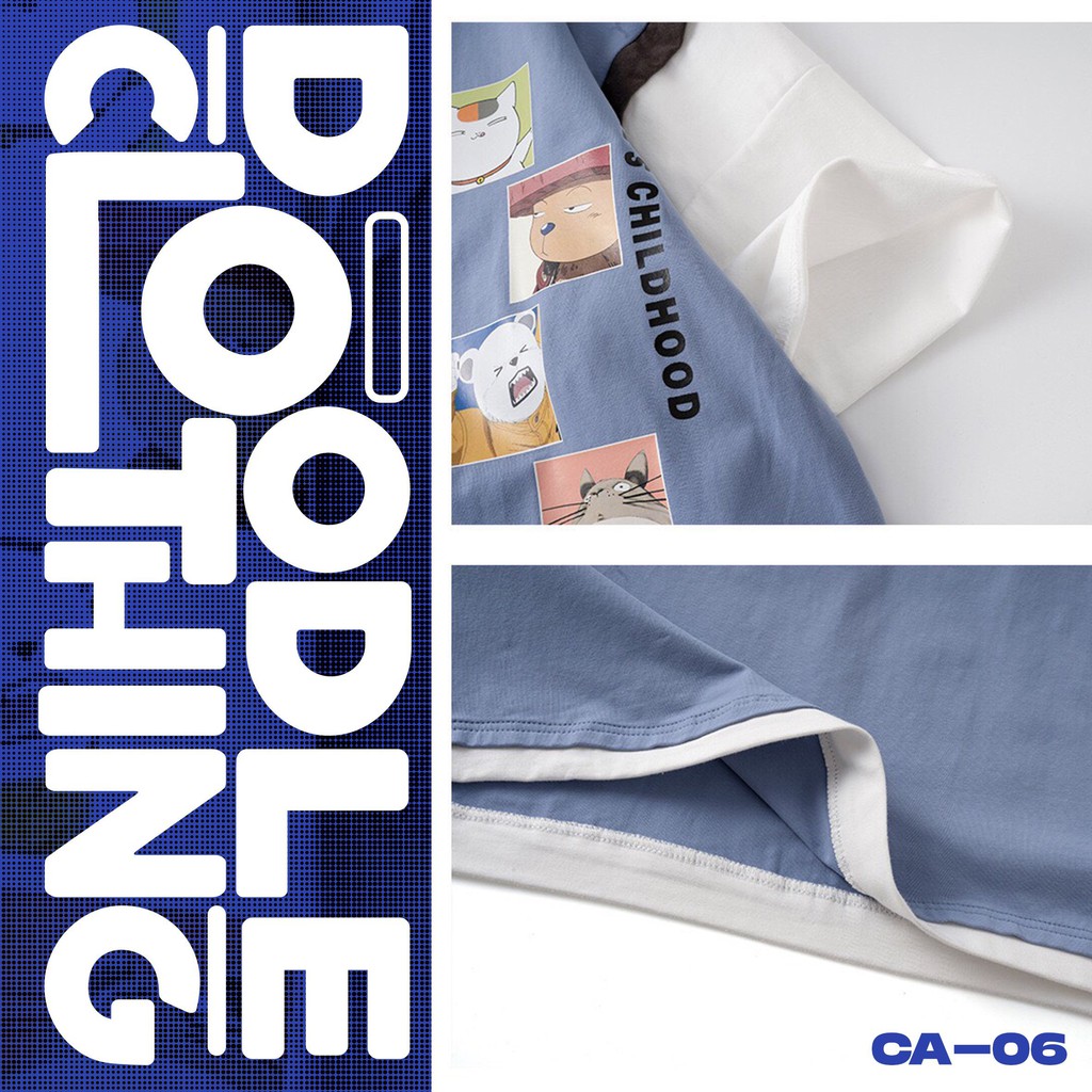 Áo Thun Phối Độc Đáo Nam Nữ Tay Lỡ Unisex Oversize Áo phông Form Rộng Basic Tee ÁO PHỐI COMIC