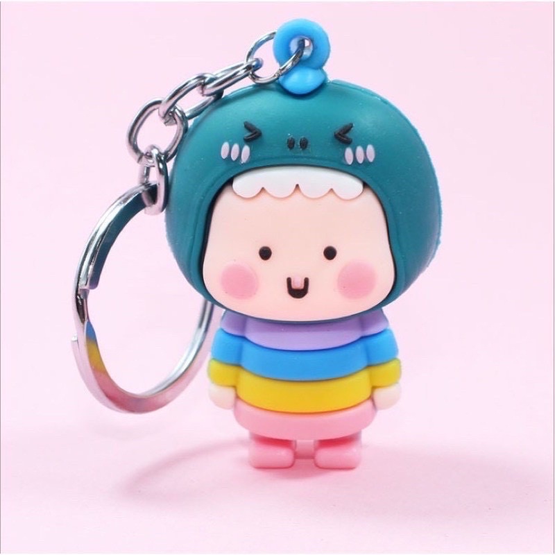 Móc Khoá Búp Bê Khủng Long Hot Trend Móc Treo Chìa Khoá Silicon Hoạt Hình - Phụ Kiện Treo Balo Túi Xách - Quần Áo Nón